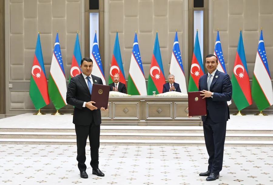 Daşkənddə Azərbaycan və Özbəkistan sənədlərinin imzalanma və mübadiləsi mərasimi oldu - YENİLƏNDİ — 6