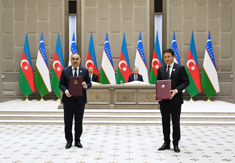Daşkənddə Azərbaycan və Özbəkistan sənədlərinin imzalanma və mübadiləsi mərasimi oldu - YENİLƏNDİ — 7
