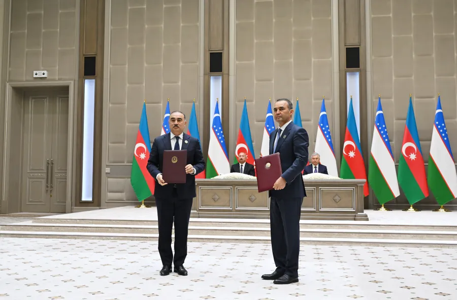 Daşkənddə Azərbaycan və Özbəkistan sənədlərinin imzalanma və mübadiləsi mərasimi oldu - YENİLƏNDİ — 9