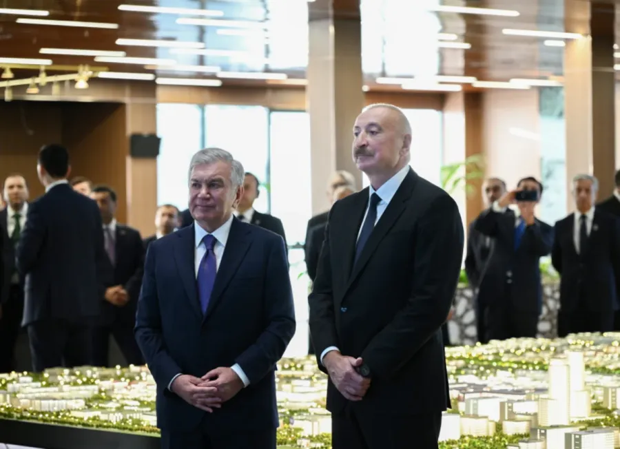 İlham Əliyev Özbəkistanda "Yeni Daşkənd" layihəsi ilə tanış oldu — 4