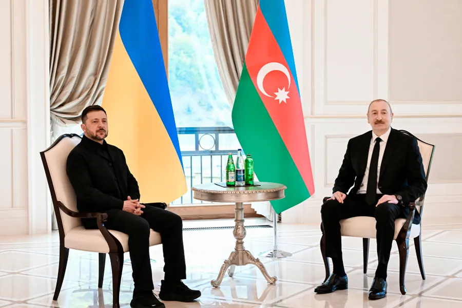 Volodimir Zelenski İlham Əliyevə təşəkkür etdi
