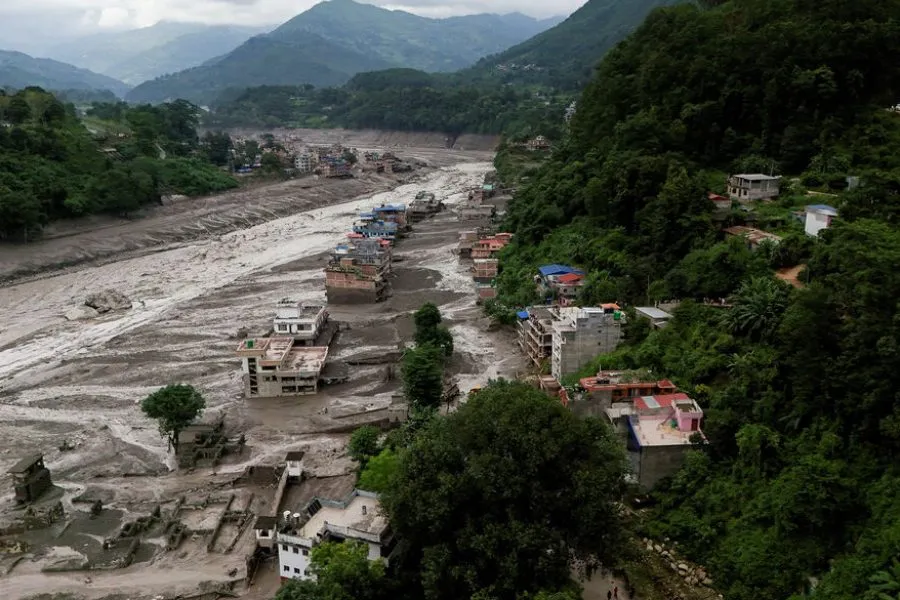 Çin-Nepal sərhədində sel: 558 nəfər itkin düşdü