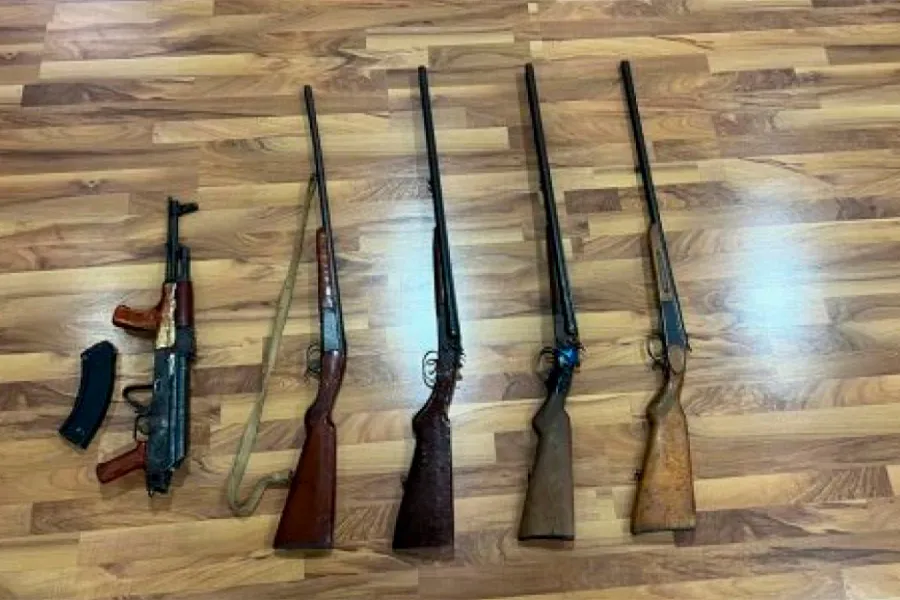 Ötən gün qanunsuz saxlanan 8 silah aşkarlanıb