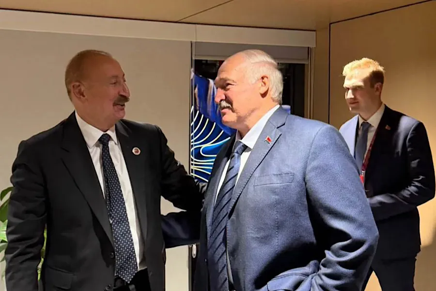 Azərbaycan və Belarus prezidentləri Bişkekdə görüşdü