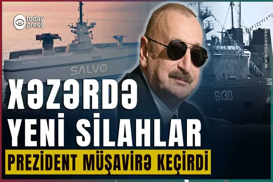 Prezident İlham Əliyev Hərbi Dəniz Qüvvələrində olub - VİDEO