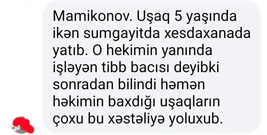 "Sumqayıtda uşaqları qəsdən qorxunc xəstəliklərə yoluxdururdular” – Erməni həkimlə bağlı dəhşətli İDDİA — 3