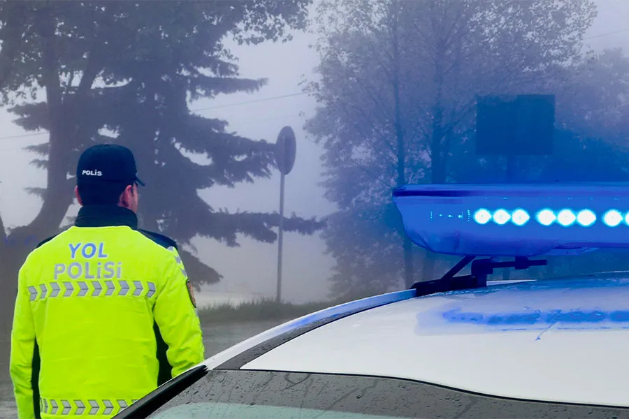 Yağışlı hava ilə bağlı polis əməkdaşları gücləndirilmiş iş rejimində xidmət aparır