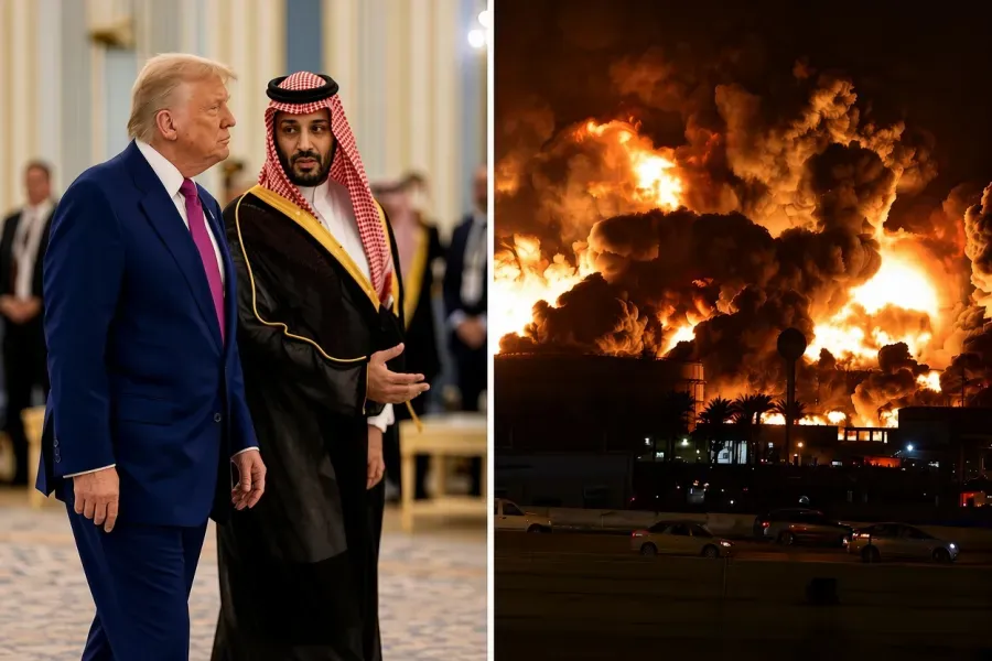 Trump leaves Saudi Arabia face-to-face with Houthis, watches from the sidelines