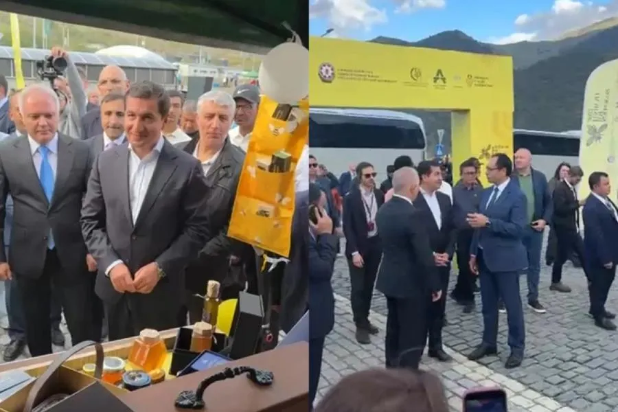 Xarici diplomatlar Bal Festivalında iştirak etdilər - VİDEO