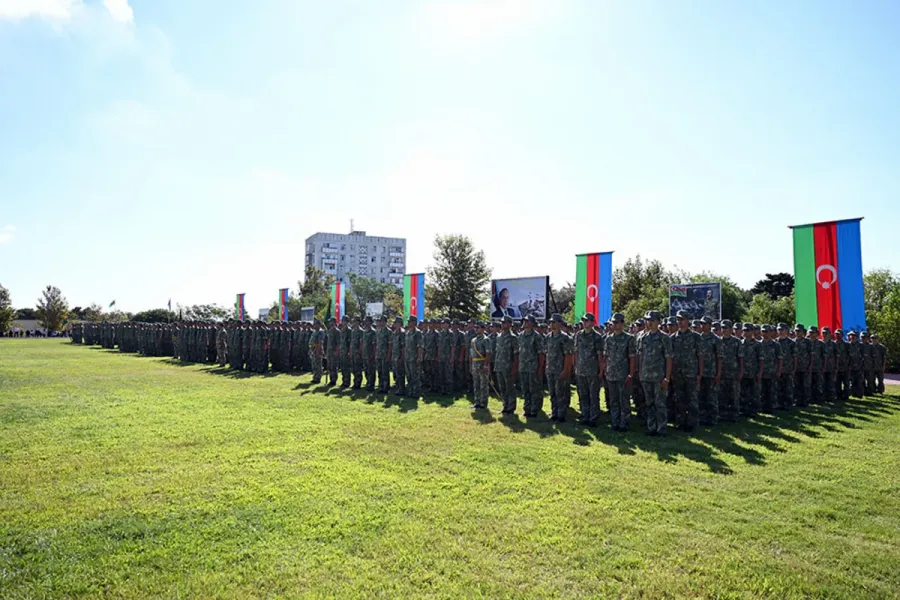 Heydər Əliyev adına Hərbi İnstitutda gənc kursantların andiçmə mərasimi keçirildi — 5