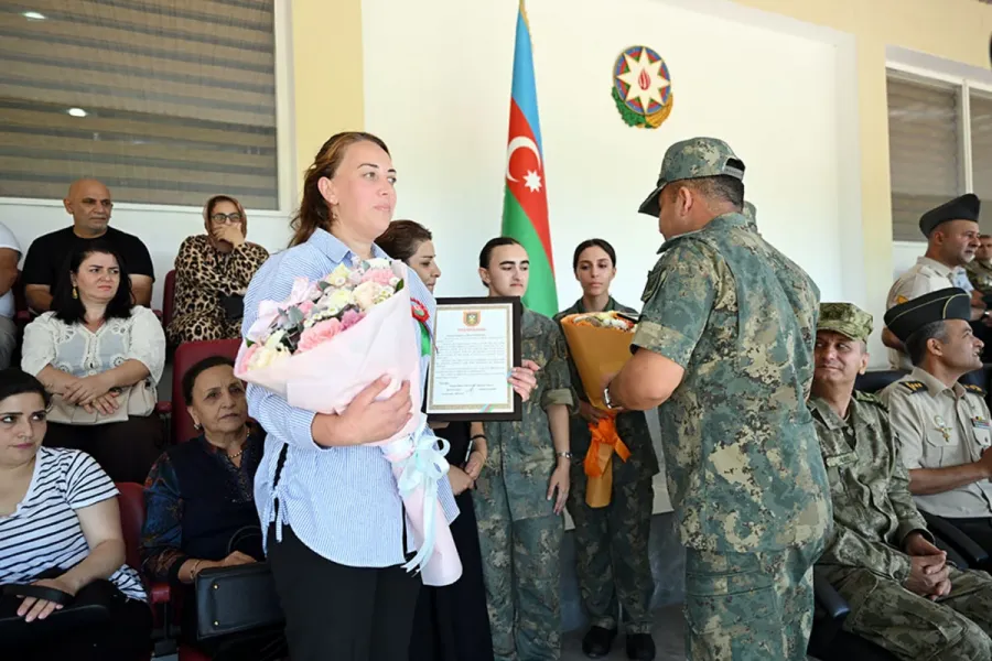 Heydər Əliyev adına Hərbi İnstitutda gənc kursantların andiçmə mərasimi keçirildi — 9