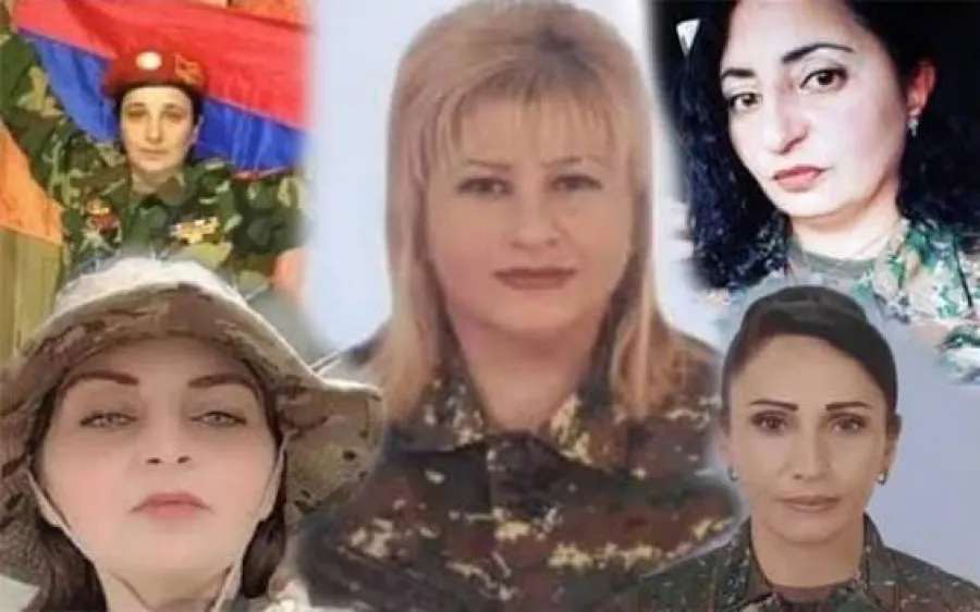 Erməni mediası əli 80 əsgərimizin qanına batan erməni qadınlarının fotosunu paylaşdı - VİDEO — 1