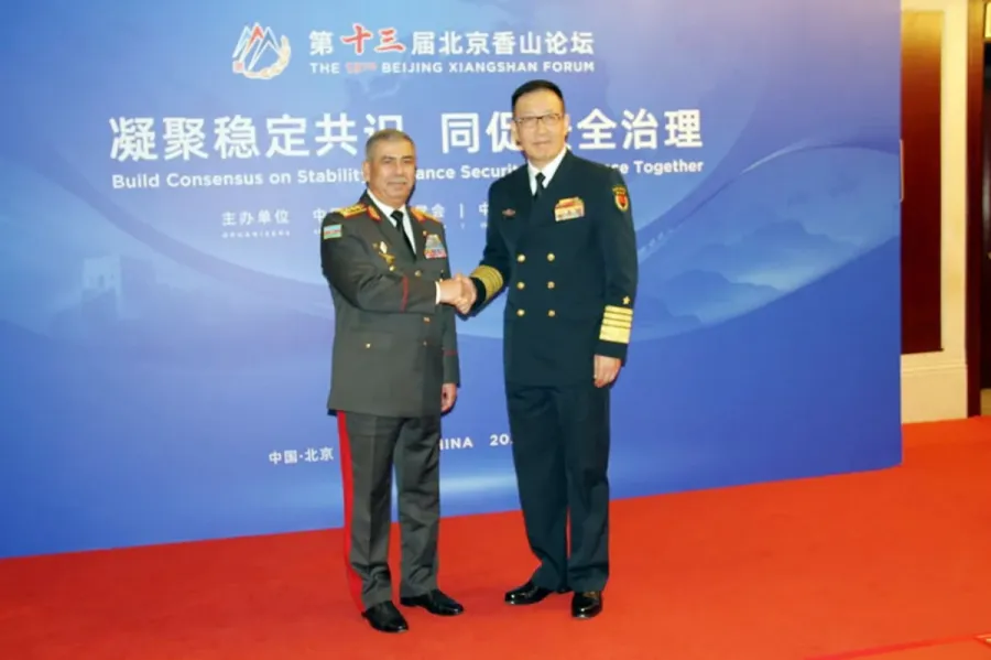 Azerbaijan's defense minister visits China for Xiangshan Forum