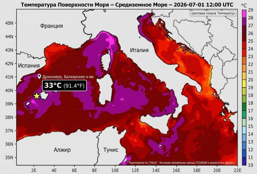 Предупреждение ученых: Средиземное море стремительно теплеет и засоляется