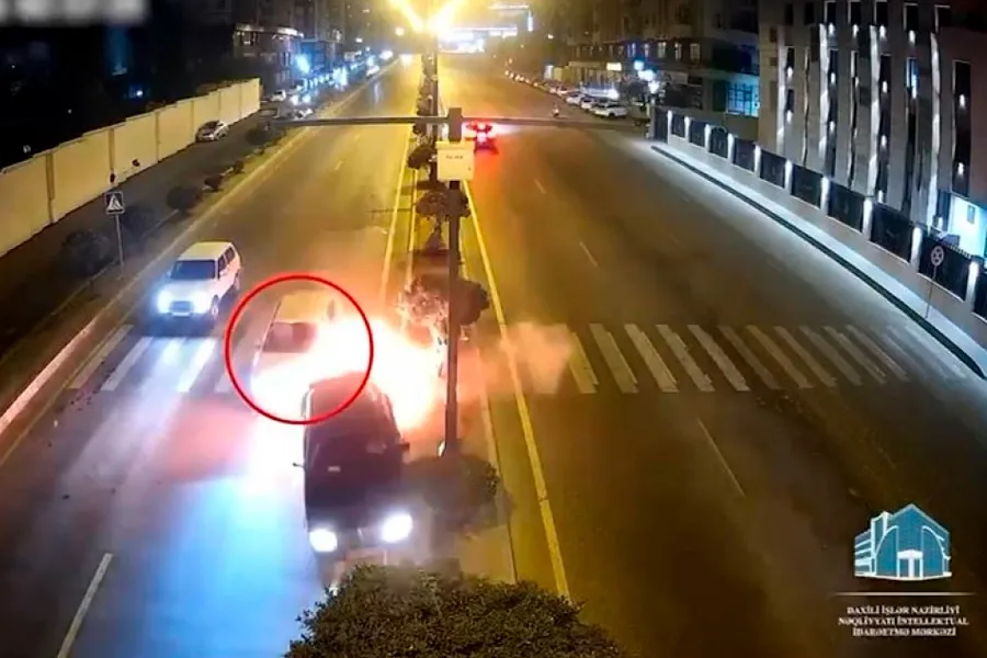Bakıda 4 nəfər ölümdən son anda xilas oldu - VİDEO
