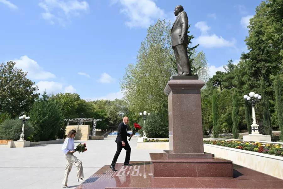 Prezident və Mehriban Əliyeva Şamaxı rayonuna səfər etdilər — 2