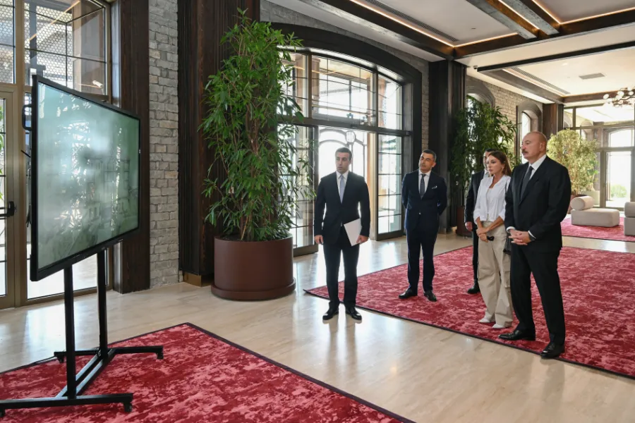 Президент принял участие в открытии комплекса «Meysari Grand Hotel & SPA» — 9