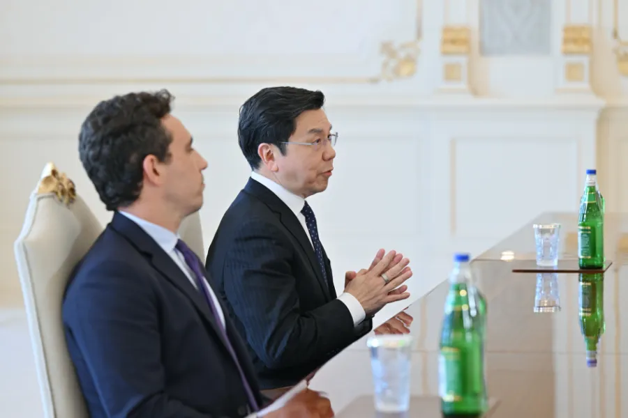 Prezident Çin və İtaliya şirkətlərinin rəhbər şəxslərini qəbul etdi — 3