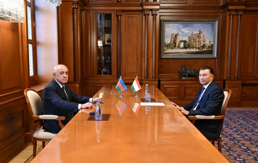 President of Azerbaijan Ilham Aliyev received Prime Minister of Tajikistan — 3