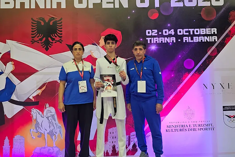 Albaniyada Azərbaycan bayrağını yüksəltdilər: 4 medal