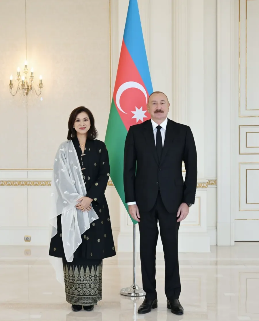 Prezident səfiri qəbul edib - FOTOLAR — 8