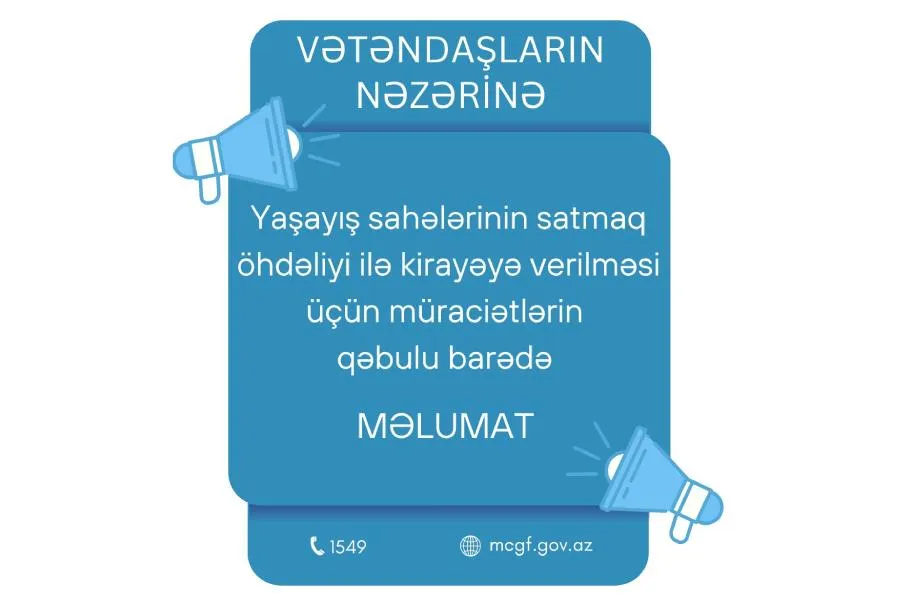 Kirayə mənzil ilə bağlı mühüm QƏRAR - Müraciətlər dayandırıldı