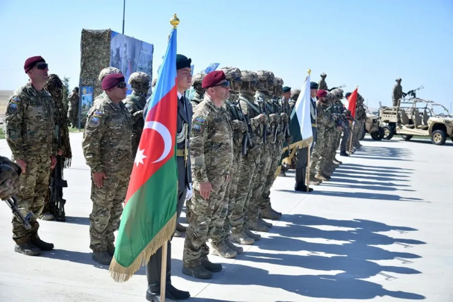 Qardaş ölkələrin xüsusi təyinatlılarından möhtəşəm güc nümayişi - GÖRÜNTÜ