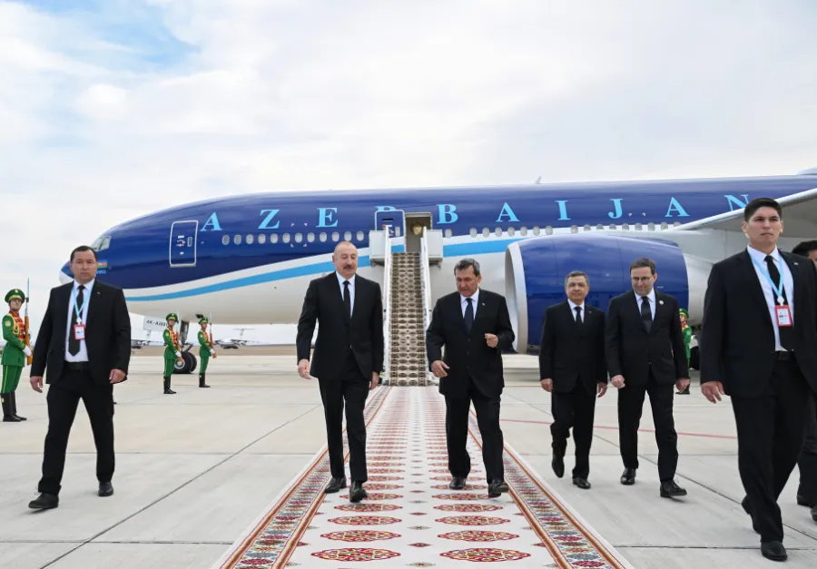 İlham Əliyev Türkmənistanda səfərdədir — 5