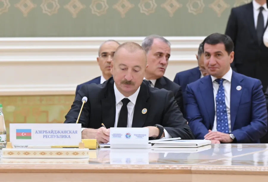 Türkmənbaşıda sənədlərin imzalanması mərasimi olub