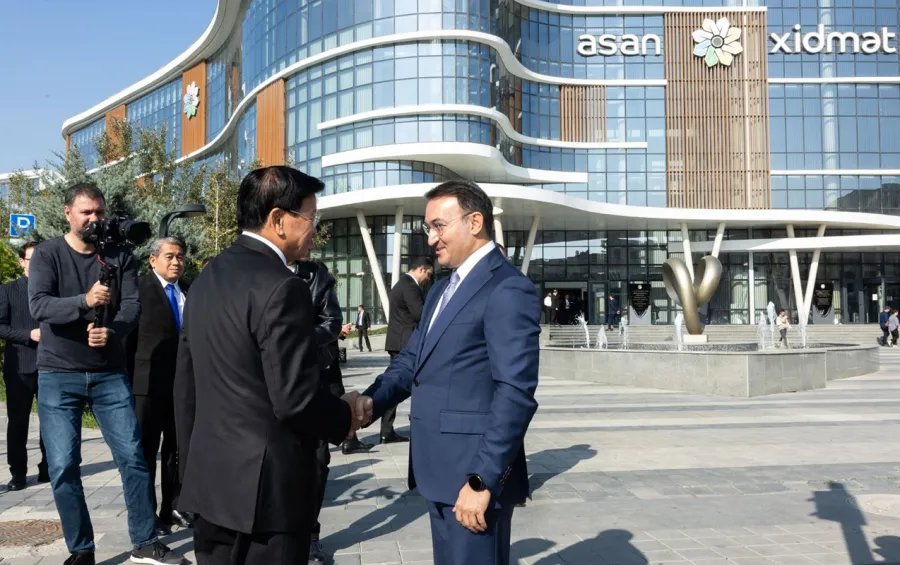 Laos Prezidenti “ASAN xidmət”də - FOTOLAR