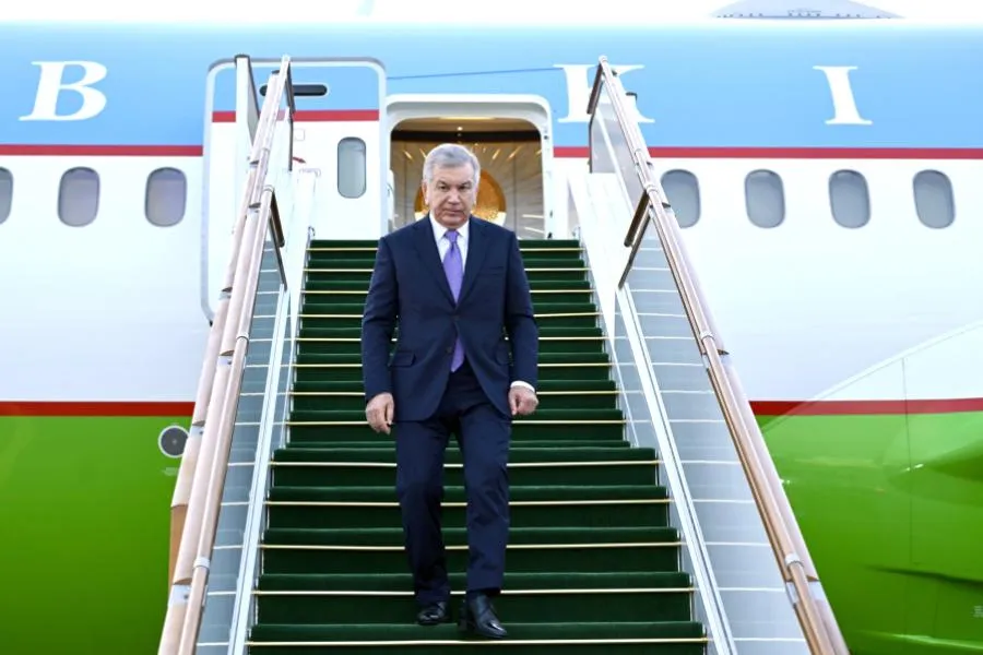 Özbəkistan Prezidenti Azərbaycanda - FOTO