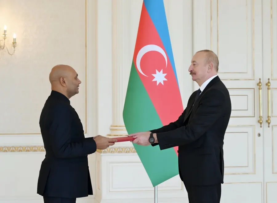 Prezident Hindistanın yeni səfirini qəbul edib - FOTOLAR