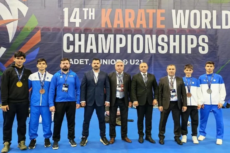 Azərbaycan karateçiləri dünya çempionatını 5 medalla başa vurdu - FOTO