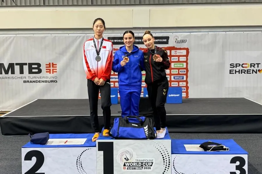Azərbaycan gimnastı Dünya Kubokunda qızıl medal qazandı