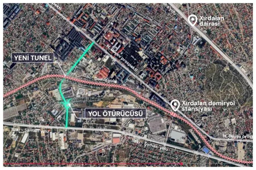 Xırdalanda tıxac problemi həll edilir: İki yeni tunel tikiləcək