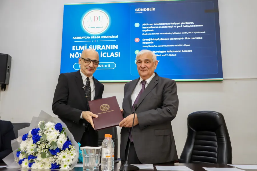Ramiz Yunusa ADU-da professor adı verildi